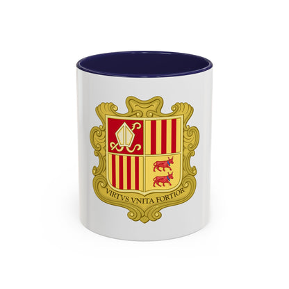 Coat of arms of Andorra (1580) - Accent Coffee Mug