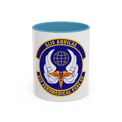 514th Aeromedical Evacuation Squadron (U.S. Air Force) Accent Coffee Mug