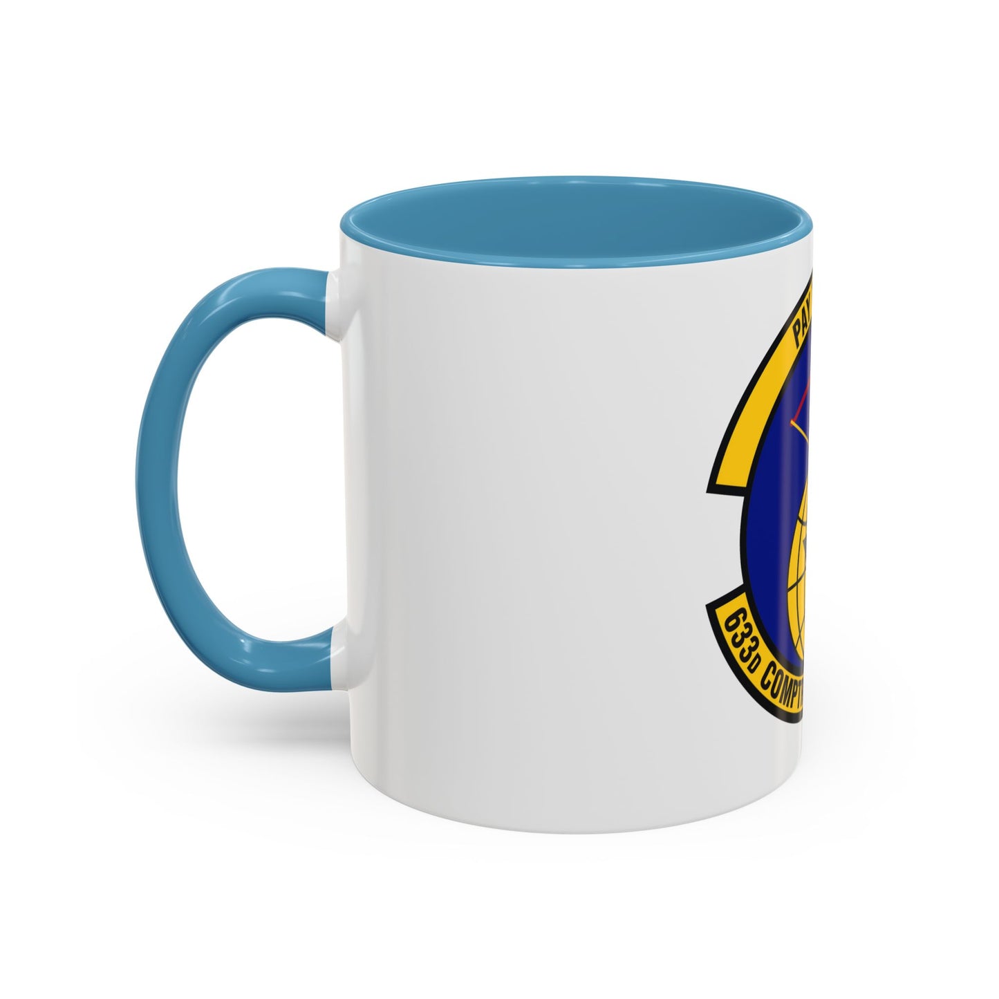 633d Comptroller Squadron (U.S. Air Force) Accent Coffee Mug