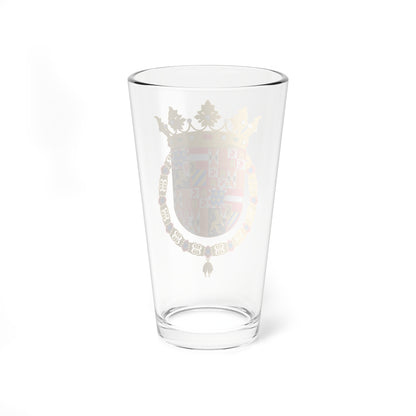 Escudo de Felipe I (Spain) (Coat of Arms) Pint Glass 16oz