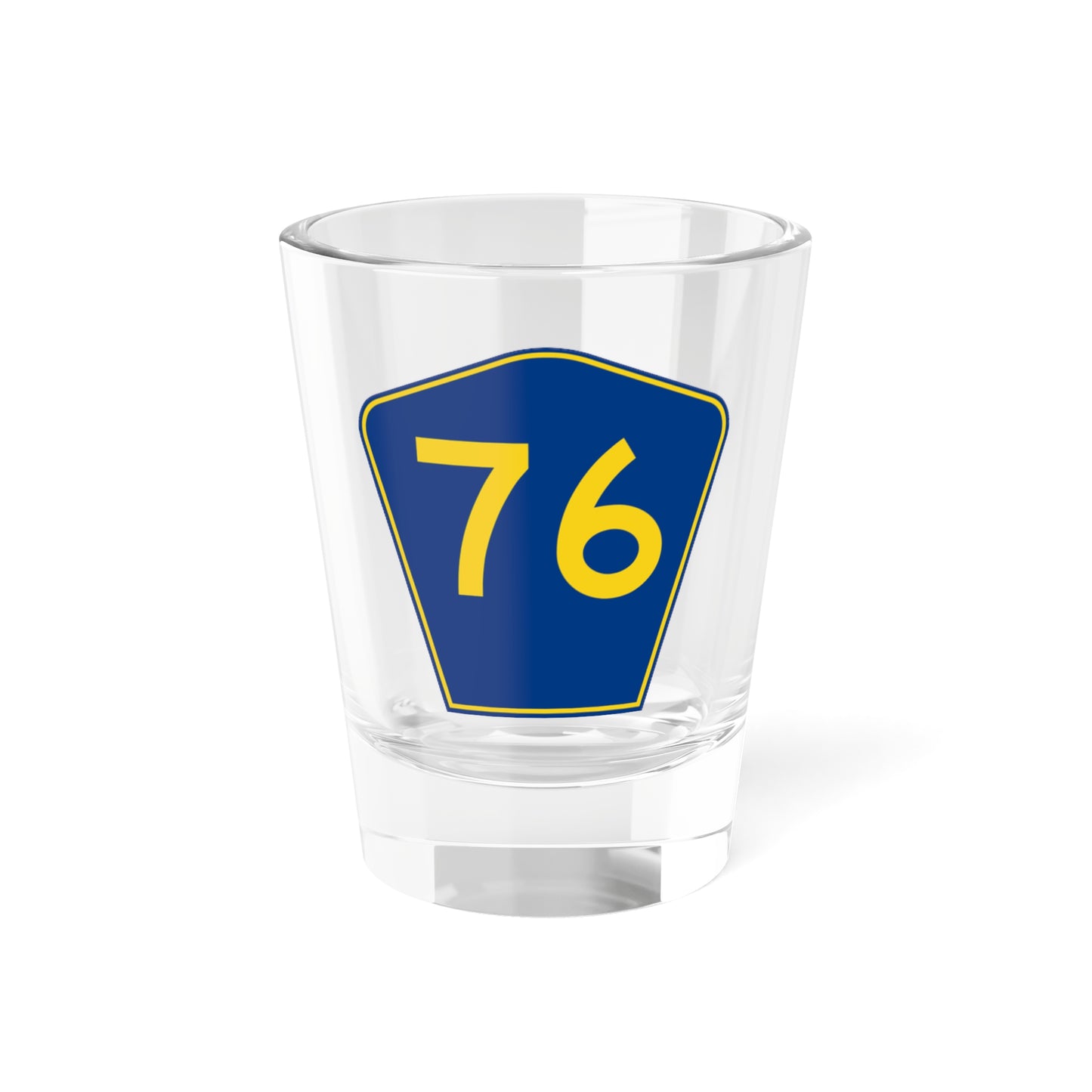 PR secondary 76 (Puerto Rico) (Road Sign) Shot Glass 1.5oz