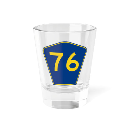 PR secondary 76 (Puerto Rico) (Road Sign) Shot Glass 1.5oz