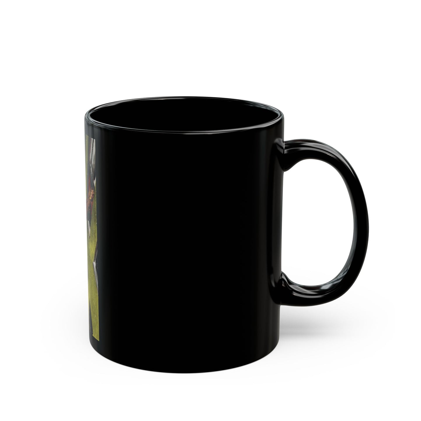 Dead on Christmas Street, Collier's, December 20, 1952 - Black Coffee Mug-Go Mug Yourself