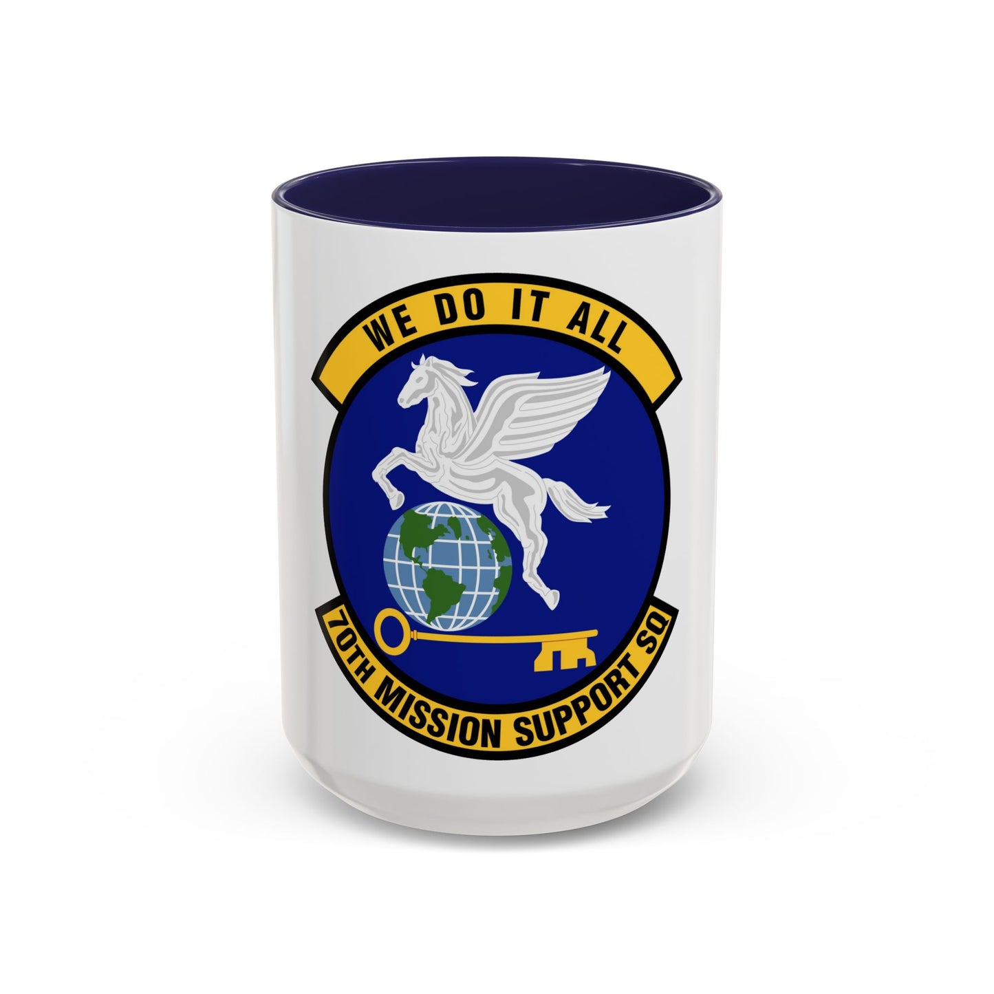70th Mission Support Squadron (U.S. Air Force) Accent Coffee Mug
