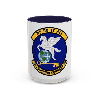 70th Mission Support Squadron (U.S. Air Force) Accent Coffee Mug