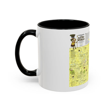 Central America - The Aztec World (1980) (Map) Accent Coffee Mug