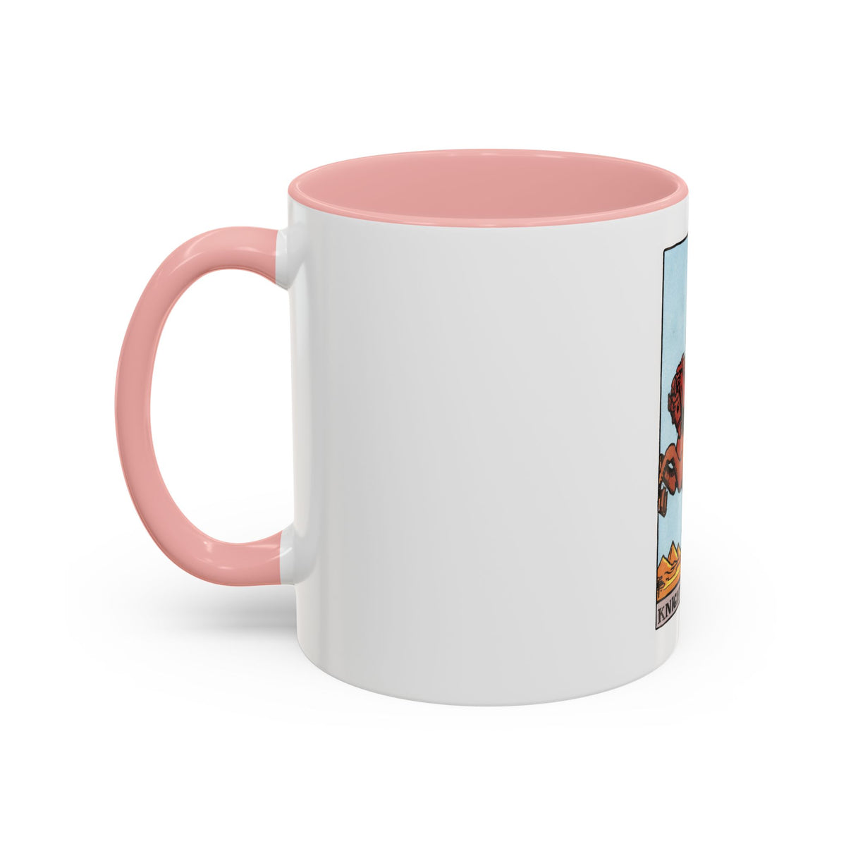 The Knight of Wands (Tarot Card) Accent Coffee Mug