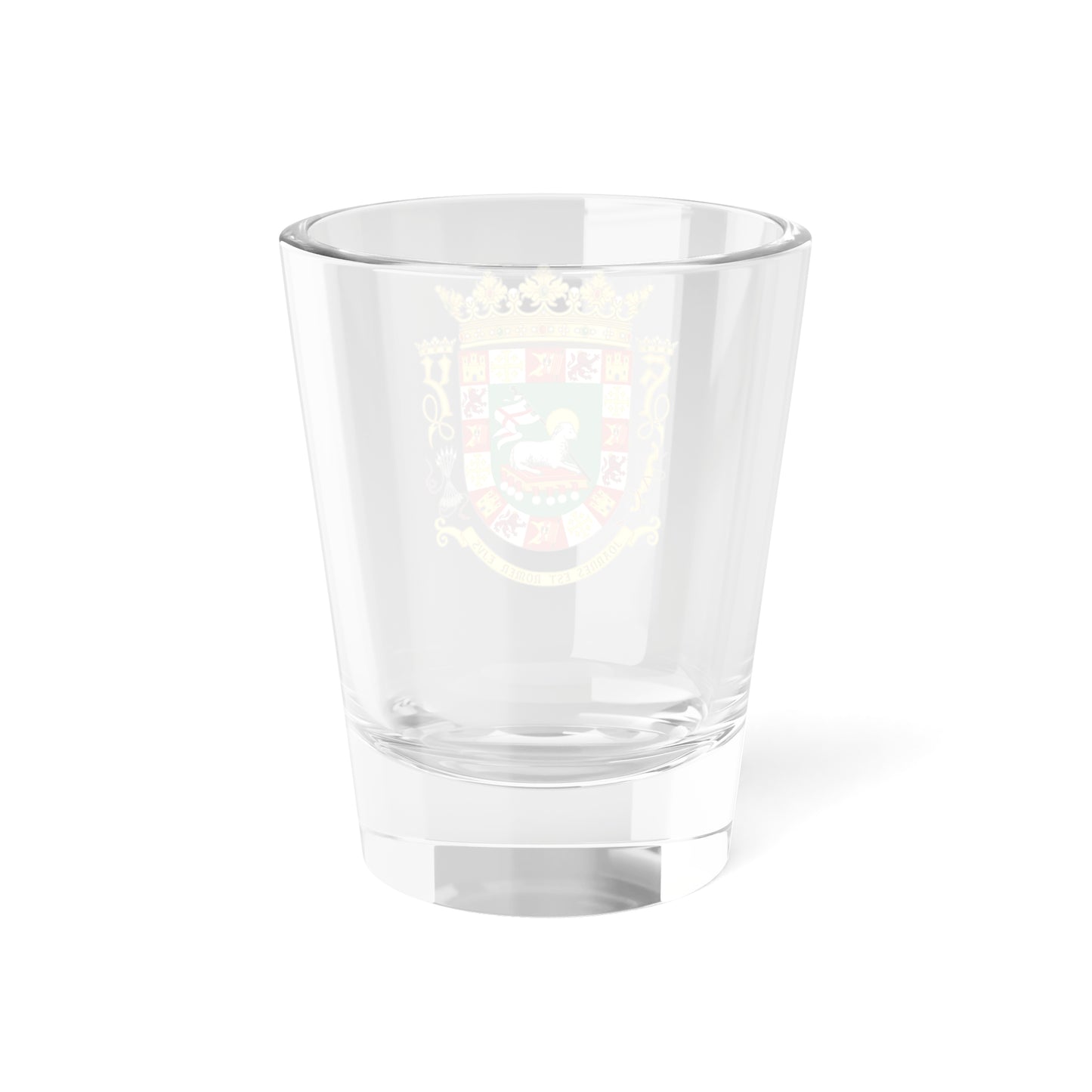 Coat of arms of the Commonwealth of Puerto Rico 2 - Shot Glass 1.5oz