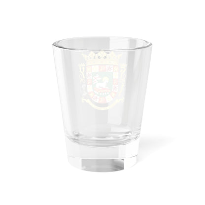 Coat of arms of the Commonwealth of Puerto Rico 2 - Shot Glass 1.5oz