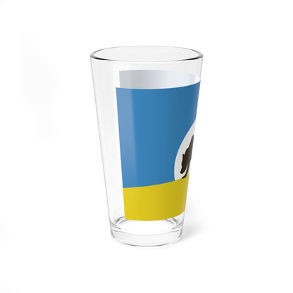 Flag of Lyantor (Russia) Pint Glass 16oz