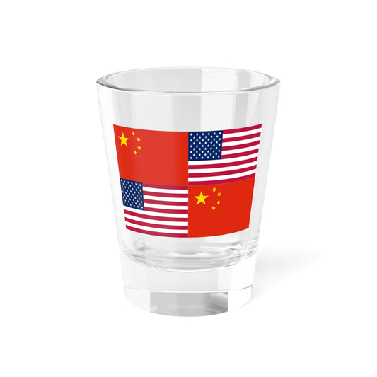 China America Flag (United States) Shot Glass 1.5oz