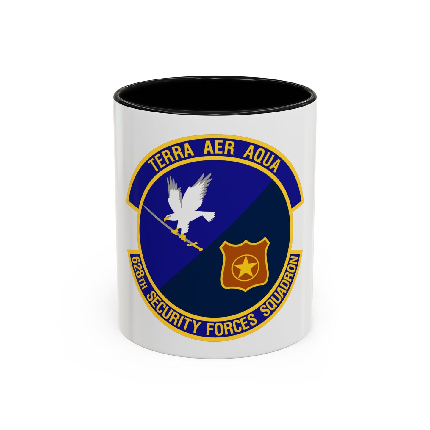 628th Security Forces Squadron (U.S. Air Force) Accent Coffee Mug