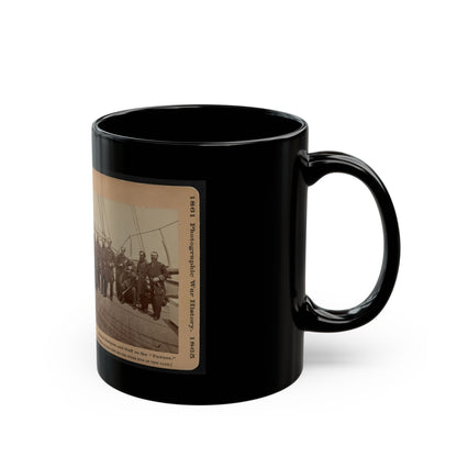 Admiral Dahlgren And Staff On The  Pawnee (U.S. Civil War) Black Coffee Mug