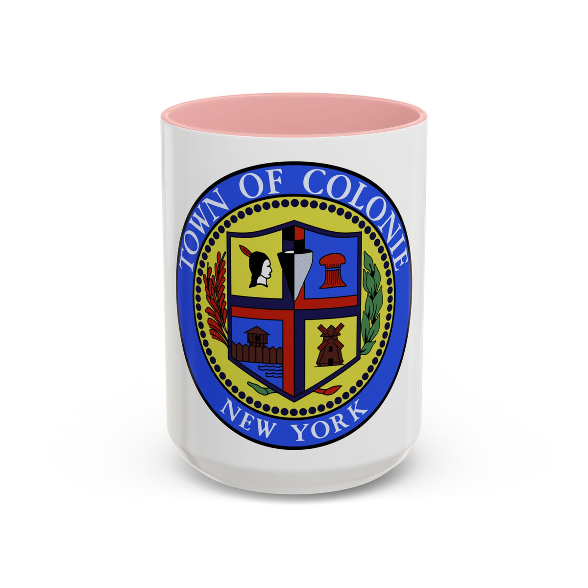 Seal of town of Colonie - Accent Coffee Mug