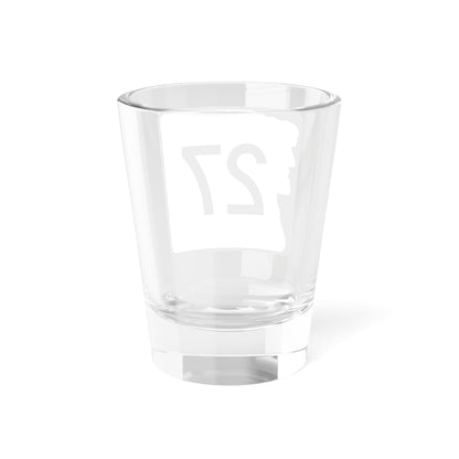 NH Route 27 (New Hampshire) (Road Sign) Shot Glass 1.5oz