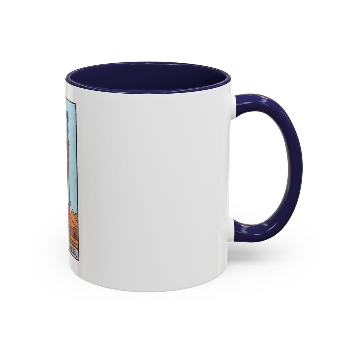The Page of Wands (Tarot Card) Accent Coffee Mug