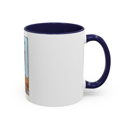 The Page of Wands (Tarot Card) Accent Coffee Mug