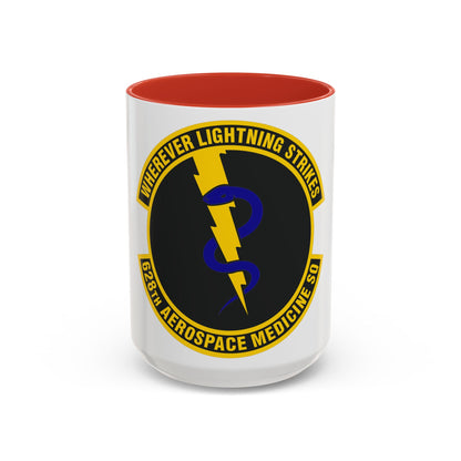 628th Aerospace Medicine Squadron (U.S. Air Force) Accent Coffee Mug