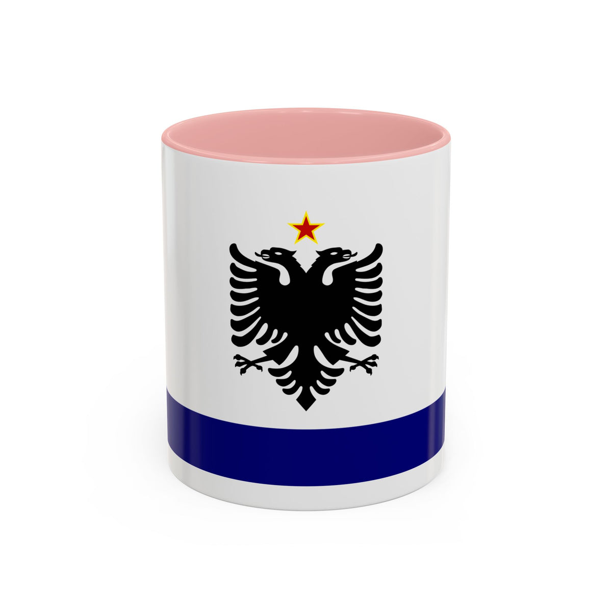 Government Ensign of Albania 1958 to 1992 - Accent Coffee Mug