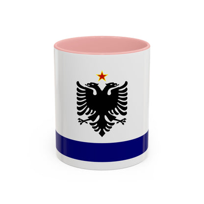 Government Ensign of Albania 1958 to 1992 - Accent Coffee Mug