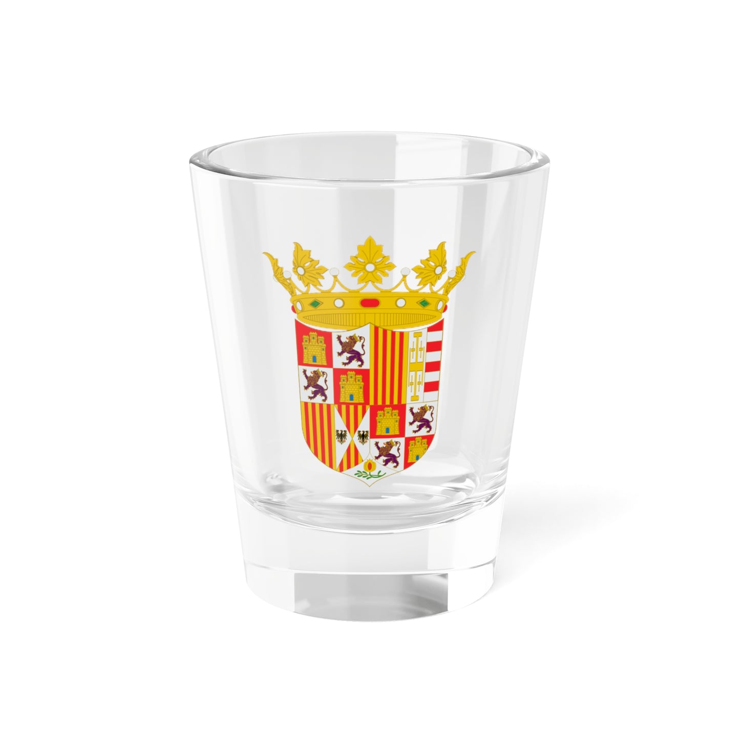 Escudo Fernando II Bassi (Spain) (Coat of Arms) Shot Glass 1.5oz