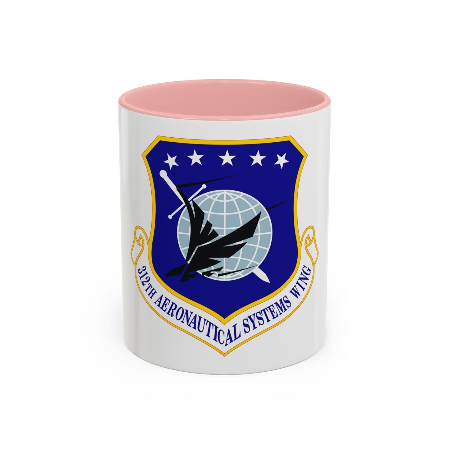 312th Aeronautical Systems Wing (U.S. Air Force) Accent Coffee Mug