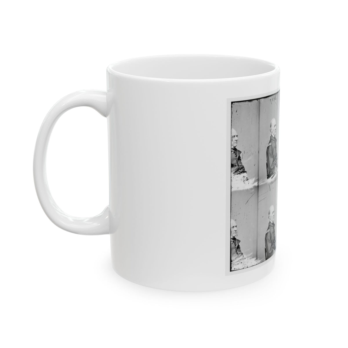 Adml. Shubrick, U.S.N. (U.S. Civil War) White Coffee Mug