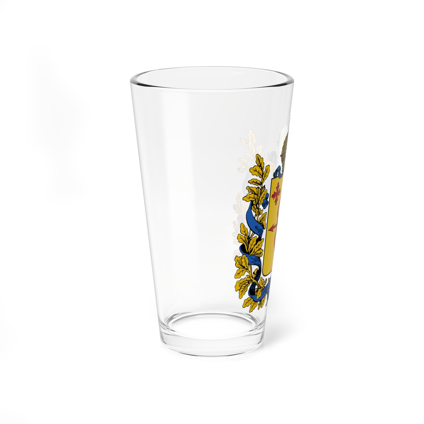 Coat of arms of Vyatka Governorate 1856 (Russia) (Coat of Arms) Pint Glass 16oz