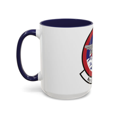 4th Airlift Squadron (U.S. Air Force) Accent Coffee Mug