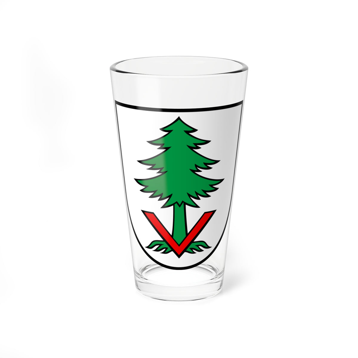 Wappen Vordemwald AG (Switzerland) (Coat of Arms) Pint Glass 16oz