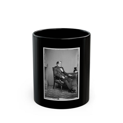 Portrait Of Commander Matthew F. Maury, Officer Of The Confederate Navy (U.S. Civil War) Black Coffee Mug
