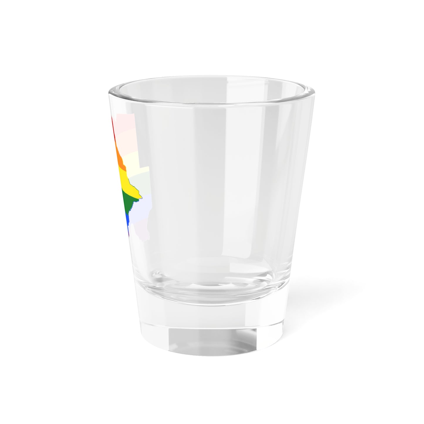 LGBT flag map of Botswana (Botswana) Shot Glass 1.5oz