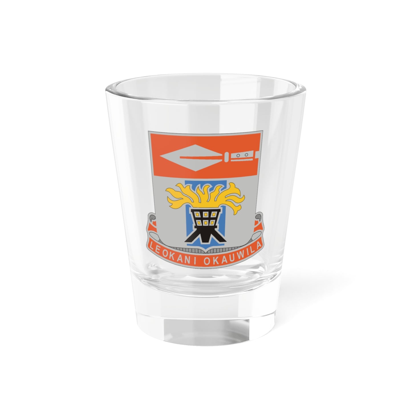 125 Signal Battalion (U.S. Army) Shot Glass 1.5oz