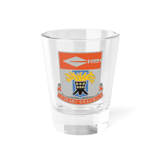 125 Signal Battalion (U.S. Army) Shot Glass 1.5oz