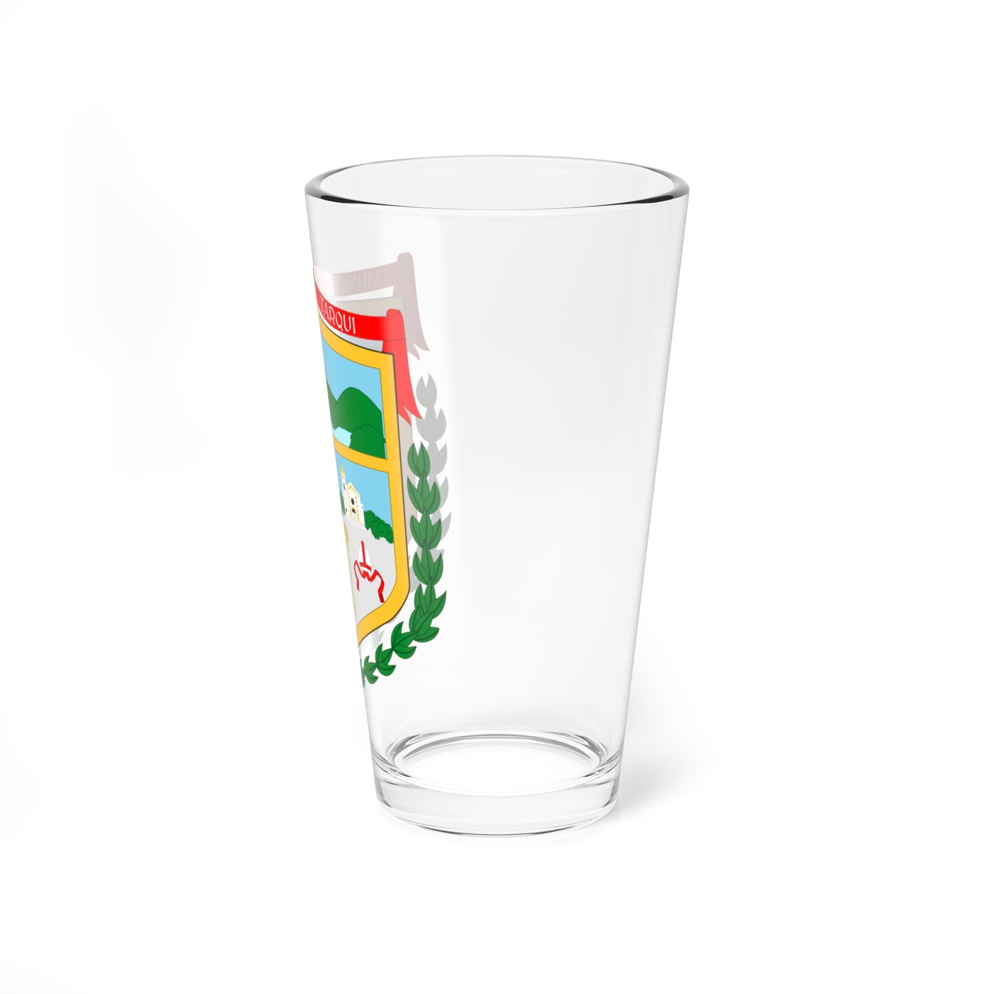Emblema Escudo de Tarqui Huila (Colombia) (Coat of Arms) Pint Glass 16oz
