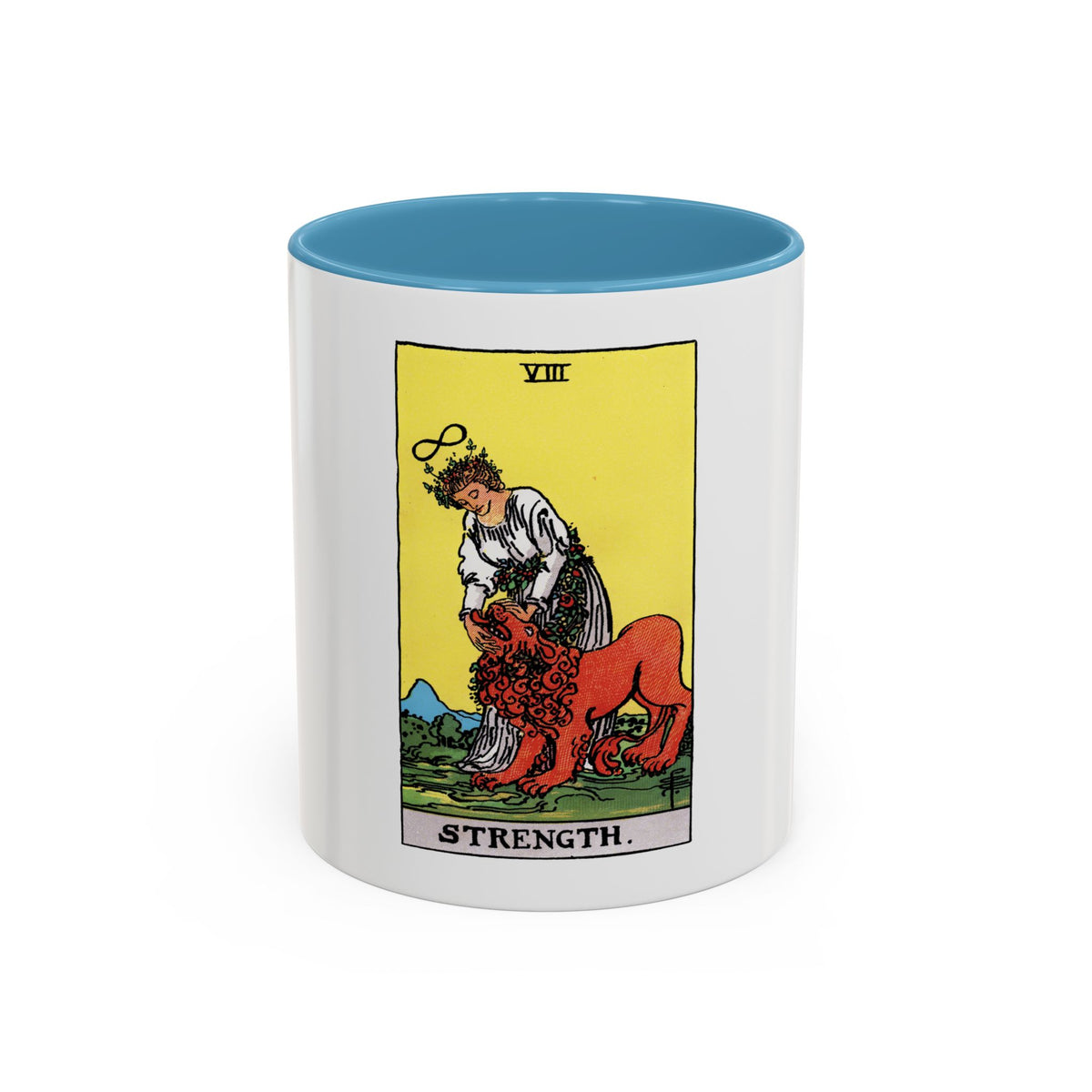 Strength (Tarot Card) Accent Coffee Mug