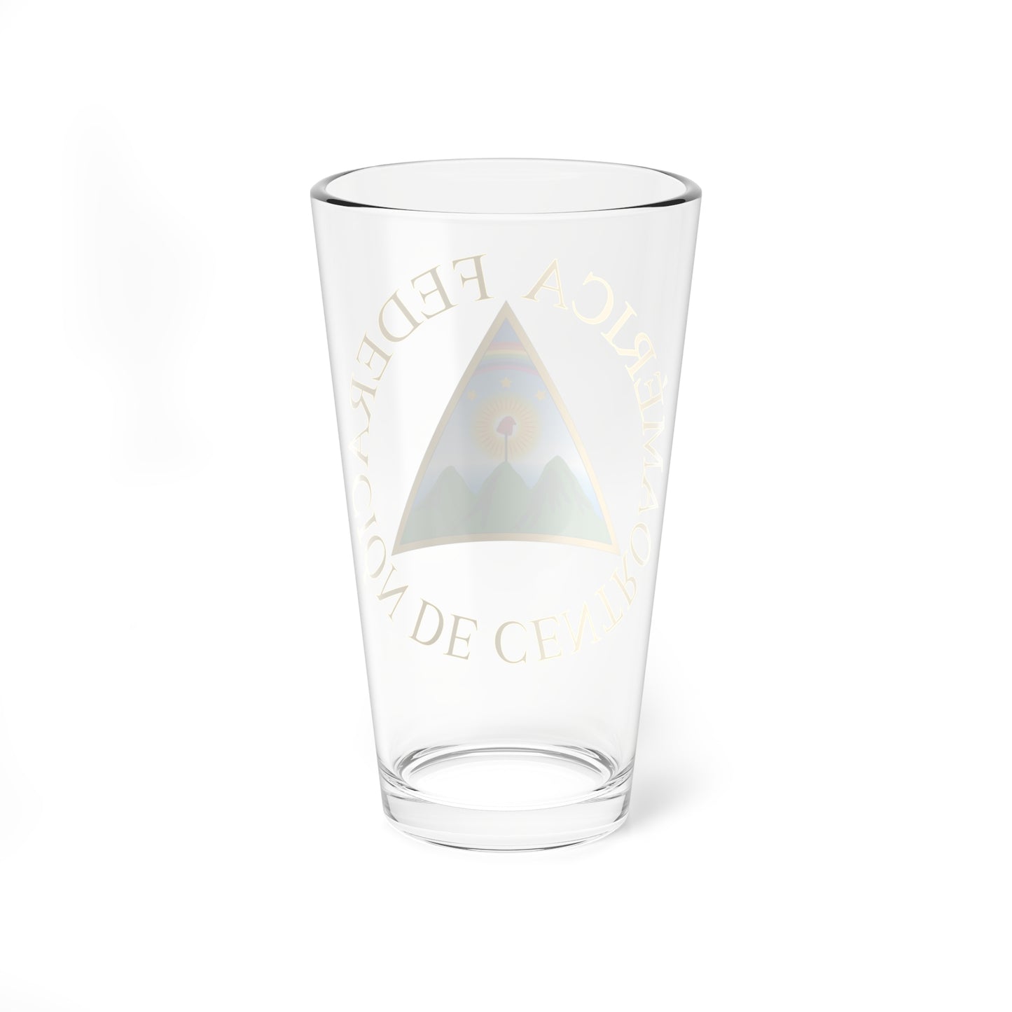 Escudo de la Representación Nacional de Centroamérica (Nicaragua) (Coat of Arms) Pint Glass 16oz