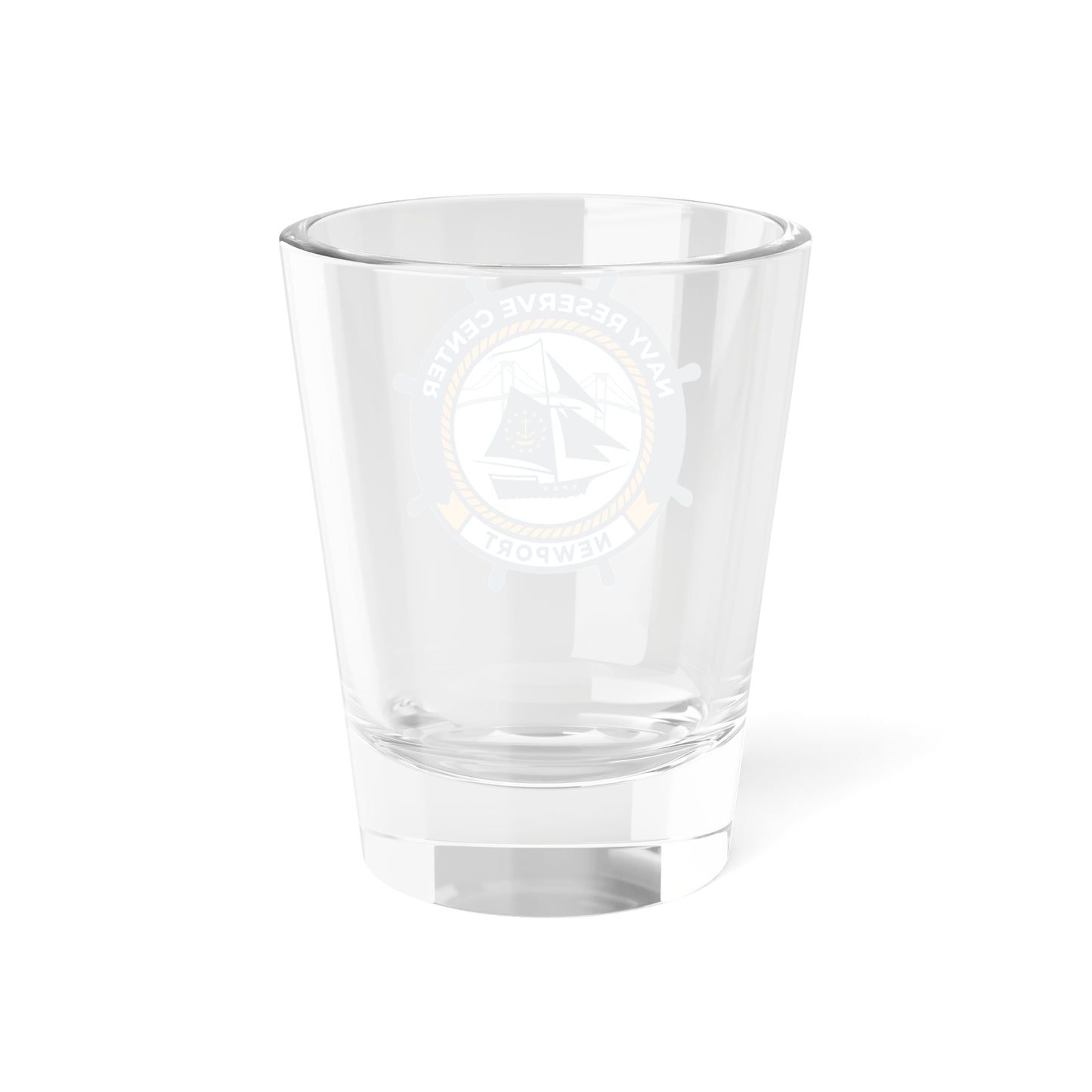 Verre à liqueur du centre de réserve de la marine de Newport (US Navy) 1,5 oz