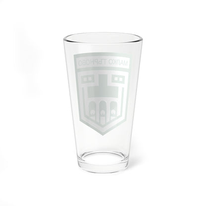 Emblem of Malko Tarnovo (Bulgaria) (Coat of Arms) Pint Glass 16oz