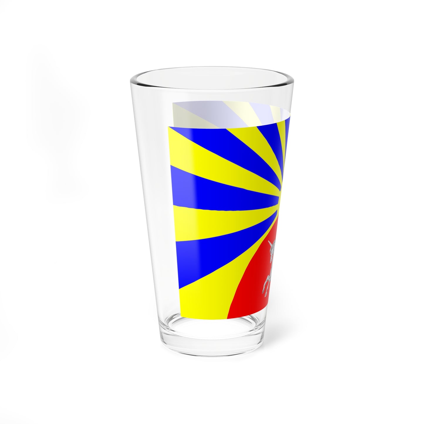 Flag Agalatovo Leningrad oblast (Russia) Pint Glass 16oz