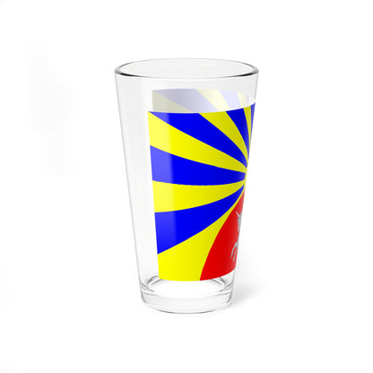 Flag Agalatovo Leningrad oblast (Russia) Pint Glass 16oz