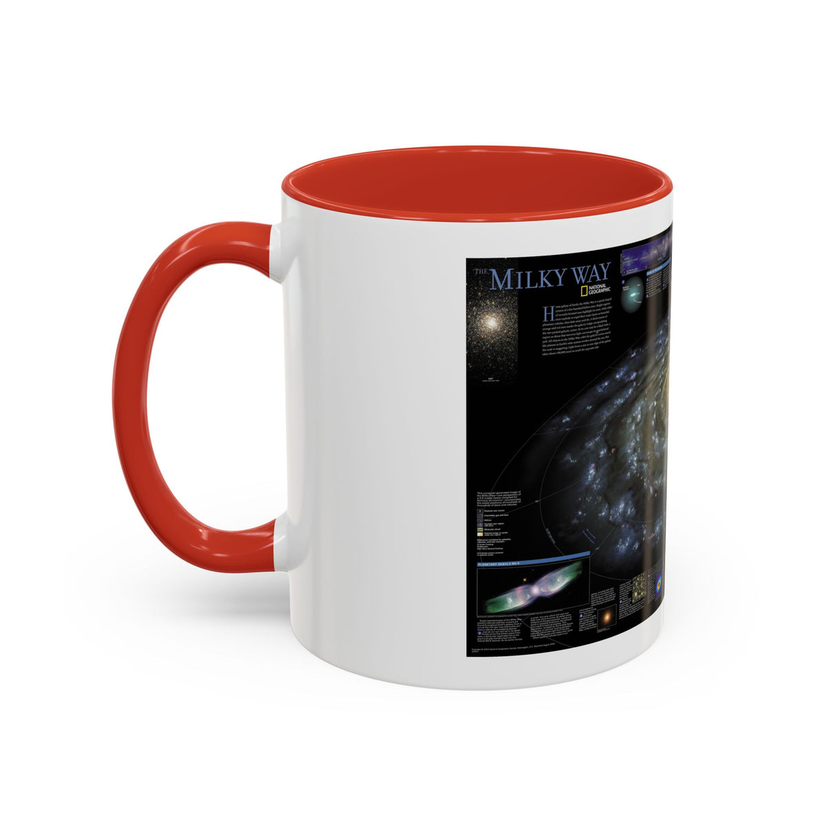 Space - Milky Way (2002) (Map) Accent Coffee Mug