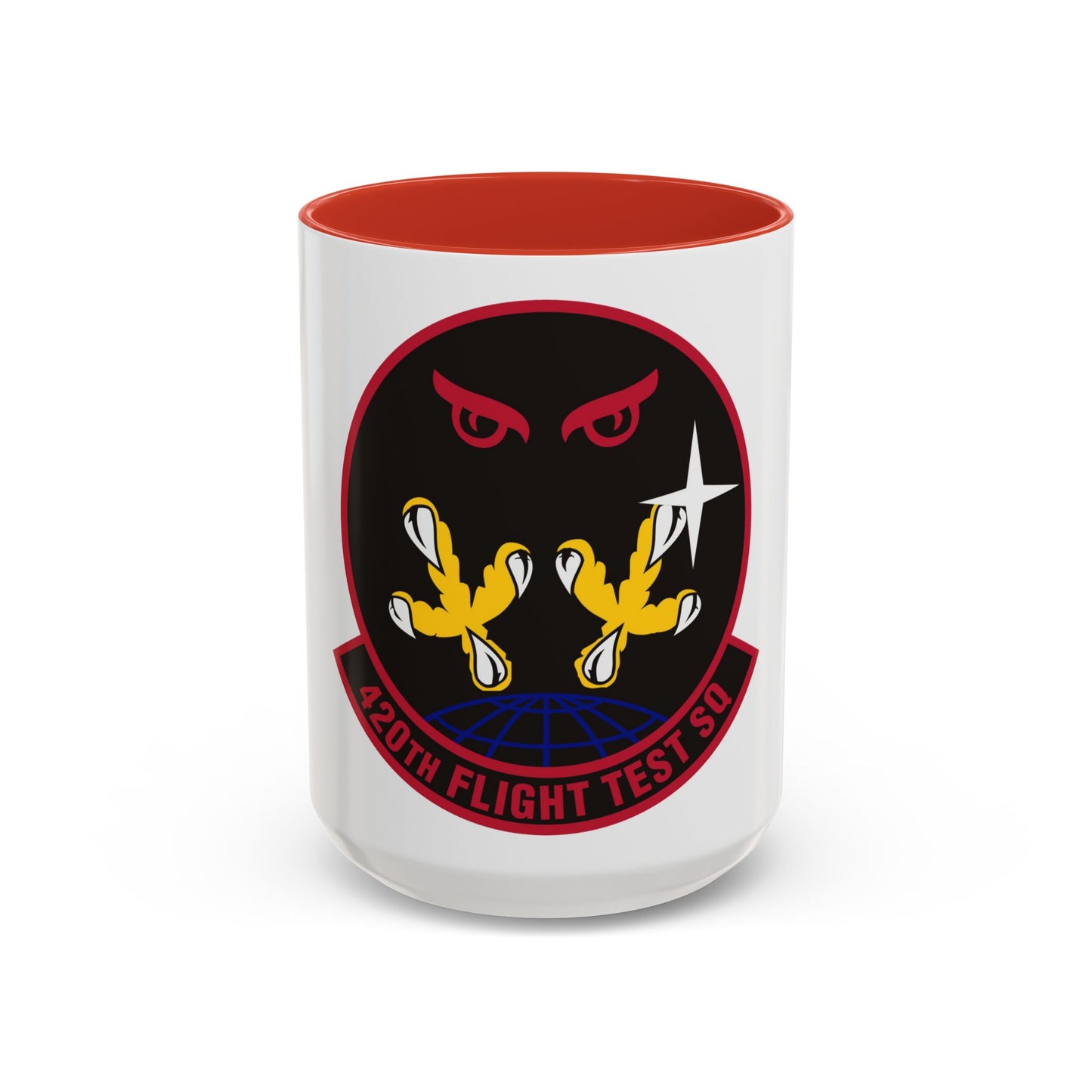420 Flight Test Squdron AFMC (U.S. Air Force) Accent Coffee Mug