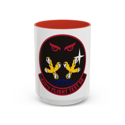 420 Flight Test Squdron AFMC (U.S. Air Force) Accent Coffee Mug