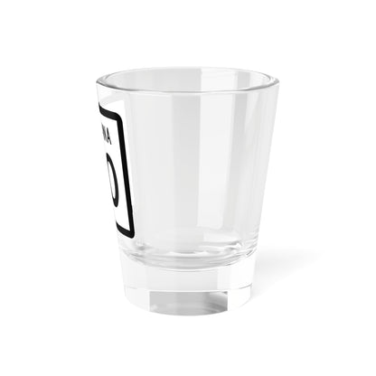 MT-00 template (Montana) (Road Sign) Shot Glass 1.5oz