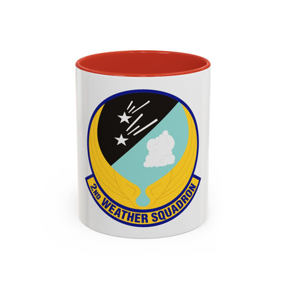 2d Weather Squadron (U.S. Air Force) Accent Coffee Mug