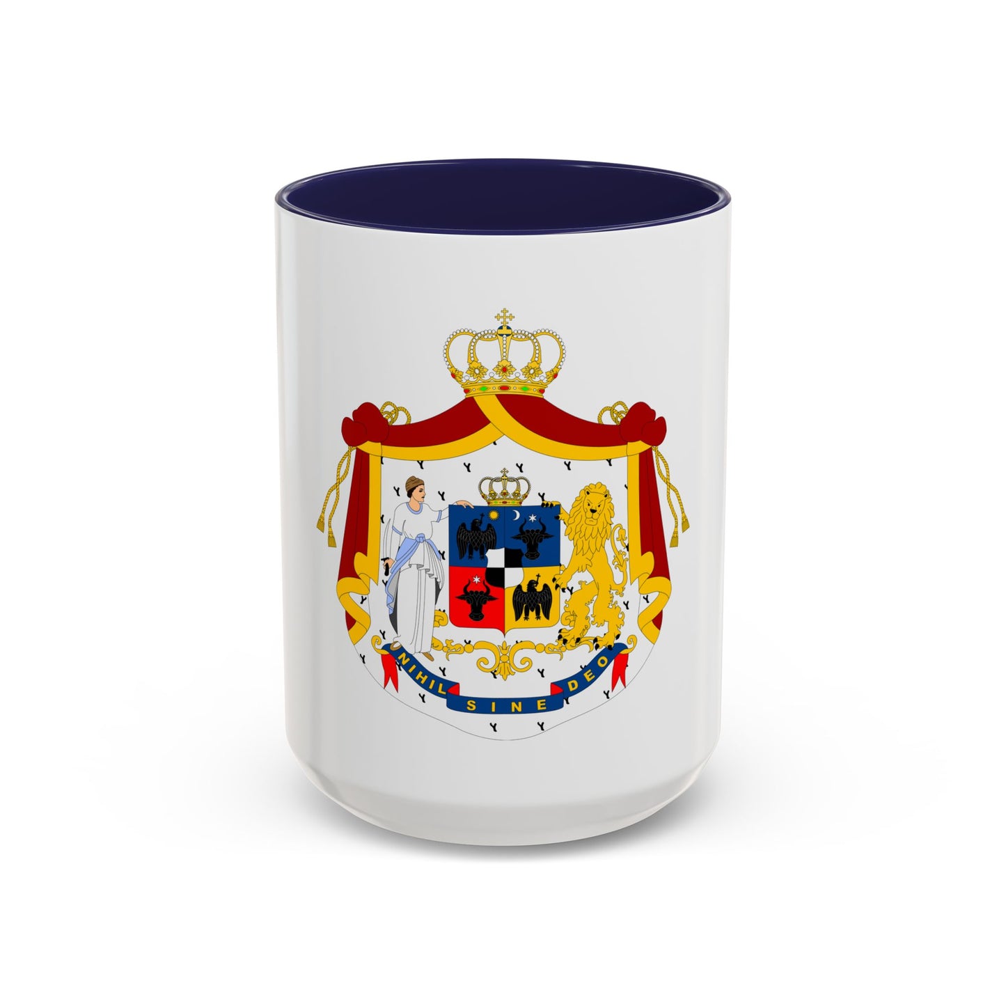Coat of arms of Principality of Romania (1867-1872) - Accent Coffee Mug