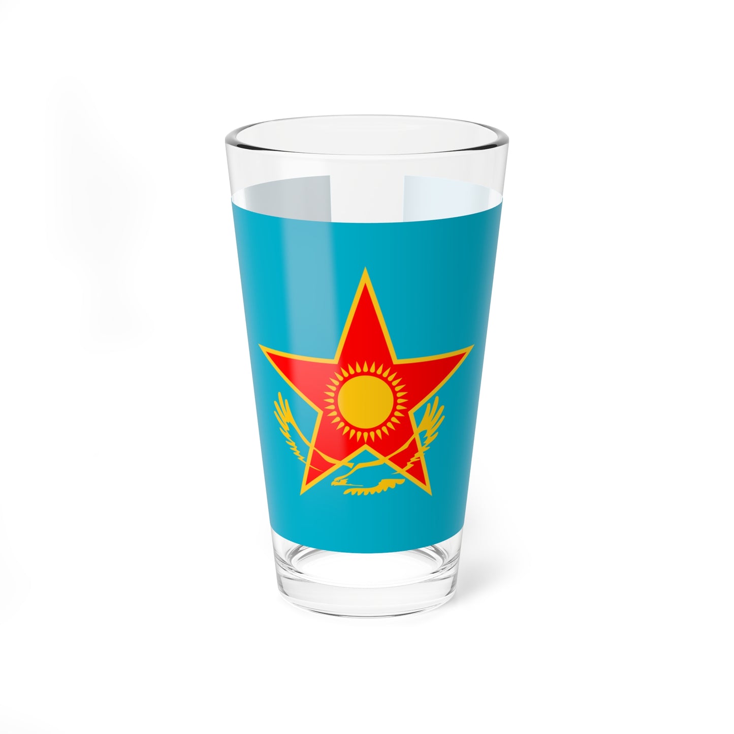 Flag of Armed Forces of the Republic of Kazakhstan (Kazakhstan) Pint Glass 16oz