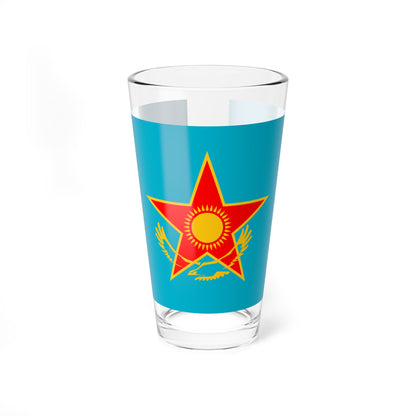 Flag of Armed Forces of the Republic of Kazakhstan (Kazakhstan) Pint Glass 16oz