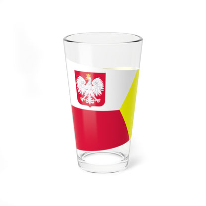 POL dowodca obrony wybrzeza rank flag (Poland) Pint Glass 16oz